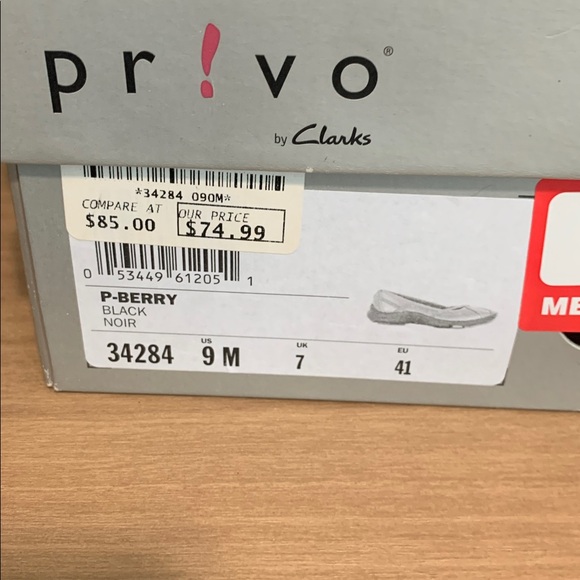 Clarks P-Berry Active Flats size 9 Excellent - Picture 3 of 8